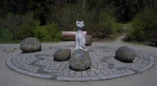 Памятники кошкам (22 фото)