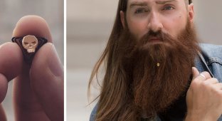 Первая в мире коллекция ювелирных изделий для бородатых мужчин (8 фото + 1 видео)