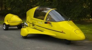 Pulse Autocycle — необычный мотоцикл, прозванный «дорожным самолётом» (13 фото)