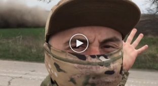 Наши защитники поделились видео отправки огненных подарочков оккупантам