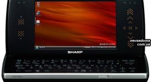 Sharp D4 WS016SH – первый UMPC на процессоре Atom Centrino (17 фото)