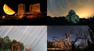 Ночное небо Греции (30 фото)
