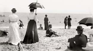 Вот так выглядели пляжи в XIX веке! (17 фото)