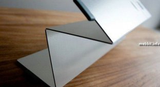 Алюминиевая подставка-гармошка для ноутбуков (7 фото)