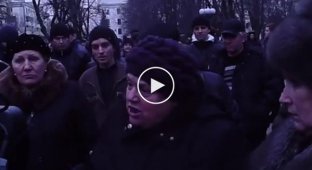 Мнение луганской женщины (майдан)