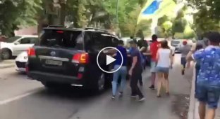 Инцидент с машиной украинского народного депутата Пинзеника