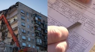 Жителям взорвавшейся многоэтажки в Магнитогорске выписали штрафы за неоплаченную коммуналку (4 фото + 1 видео)