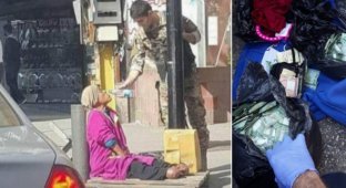 Бездомная безногая женщина из Бейрута, которую много лет кормили прохожие, оказалась миллионершей (6 фото)