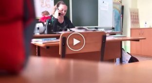 Сибирские школьники сняли на камеру учительницу, которая использует ненормативную лексику во время урока (мат)