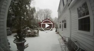Метр снега за 38 секунд