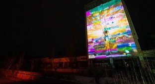 Припять: масштабная видеоинсталляция к 50-летию города (5 фото + 1 видео)