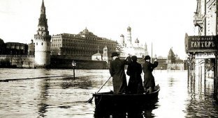 Наводнение 1908 года в Москве (10 фото)