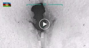 Военные кадры из Нагорного Карабаха - видео с азербайджанских дронов