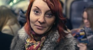 Люди в московском метро глазами иностранного фотографа (8 фото)