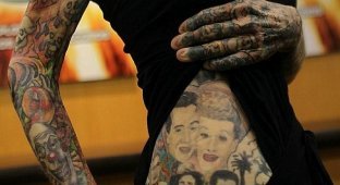 Самая татуированная женщина в мире (6 фотографий)