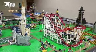 В Подмосковье коллекционер построил город из Lego размером с двухкомнатную квартиру