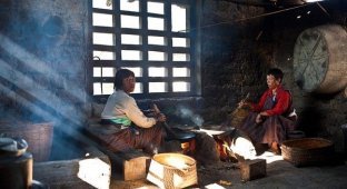 Производство риса в Бутане (29 фото)