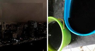 Тьма над Сан-Паулу напугала бразильцев (10 фото + 1 видео)