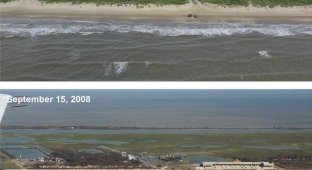  Ураган Айк. До и после (8 фото)