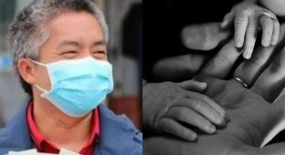 В Китае дочь не узнала отца-медика, вернувшегося из Уханя седым (6 фото)