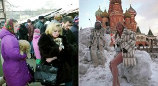16 фотографий Москвы из лихих 90-х (17 фото)