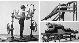 Причудливые тренажеры доктора Цандера или как приводили себя в форму мужчины и женщины в конце 19-го века (21 фото)