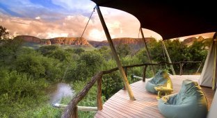 Marataba – роскошный отель на территории заповедника в ЮАР (10 фото)