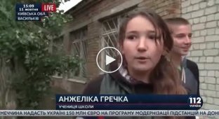 Девочка рассказала об обвале в школе Василькова