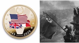 Отчеканили: в США выпустили монету с союзниками во Второй мировой войне без СССР (3 фото)