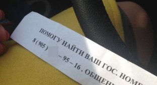 Бизнес по-русски или "как воруют номерные знаки с автомобилей" (3 фото)