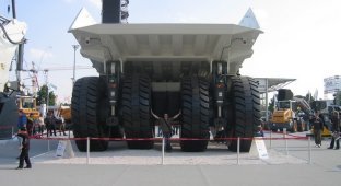 Новый и самый большой гигант от Liebherr (10 фото)