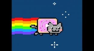 Психоделический мультфильм (Nyan Cat)