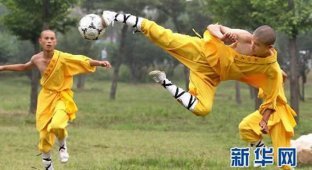 Шаолиньский футбол (9 фото)
