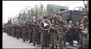 Митинг сепаратистов в Донецке (майдан)