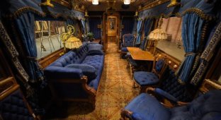 Поезд королевы Великобритании Виктории (9 фото)