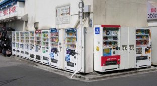 Торговые автоматы в Японии (38 фото)