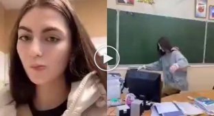 Школьницу, снявшую портрет Путина в классе, вызвали в полицию