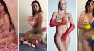 Селеста Барбер пародирует сексуальные фотосессии знаменитостей (38 фото)
