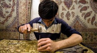 Искусство чеканки в Иране (12 фото)