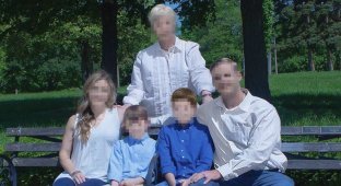 Американка заплатила $250 за страшную семейную фотосессию (7 фото)