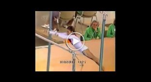Выступление Ольги Корбут на олимпиаде в Мюнхене
