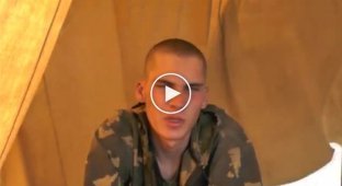 Допрос пленного российского десантника