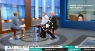 Максим Кац вышел в прямой эфир РБК-ТВ, но что-то пошло не так