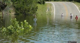 Последствия 20-ти дневного дождя в штате Техас (19 фото)
