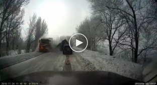 Столкновение грузовиков под Алматы