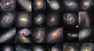 Ученые не могут объяснить изменение скорости расширения Вселенной (5 фото)