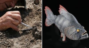 В Германии найдены останки пираньи, пожиравшей динозавров (5 фото)