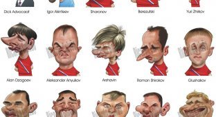 Классные карикатуры игроков Евро 2012 (16 фото)