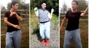 Башкирский парень записывает необычные танцы, чтобы попасть к Малахову (1 фото + 3 видео)
