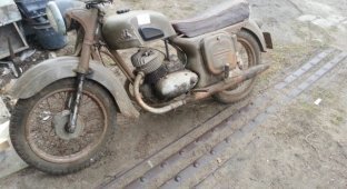 Реставрация мотоцикла Ковровец (18 фото)